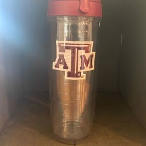 Tervis water bottle with Texas A&M logo
